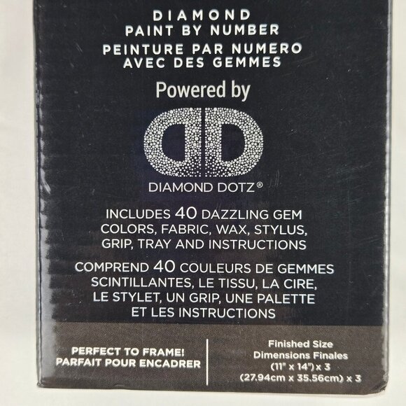 Diamond Dotz "Poppies" Triptych 3 Canvas Series Each Canvas is 11" x 14" New - Picture 6 of 12